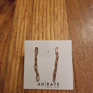 Sway Medium Chain Earrings Short Aurate NIB